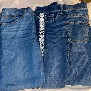 3 pair Skinny Jeans Girls